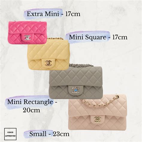 chanel extra mini flap size|chanel mini flap price.